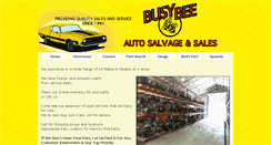 Desktop Screenshot of busybeeautosalvage.com